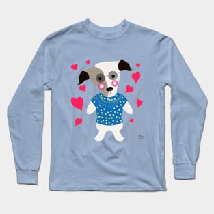 Funny Cartoon Puppy Long Sleeve T-Shirt